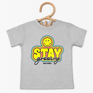 The Juniper Shop SmileyWorld Stay Groovy Toddler Short Sleeve Tee - 1 of 4