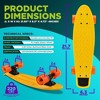 Hurtle 6" PP Deck Mini Cruiser Skateboard for Kids and Adults - 3 of 4