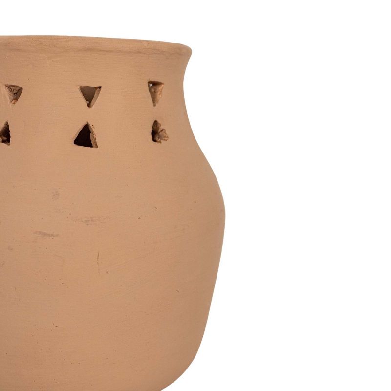Southwest Cutout Vase Terracotta by Foreside Home & Garden, 4 of 9