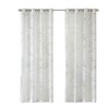 Sapphtopaz Grommet Top Curtains Window Sheer, Palm Leaf Burnout Window Curtain Panel, Privacy Assured with Light Filtering for Bedroom, Living Room - 2 of 4