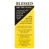 Dicksons Blessed are The Teens Black and Yellow 7 Inch Bookmark Cards Pack of 12 - 2 of 4