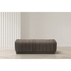 Meridian Furniture,Heathrow Boucle Fabric Ottoman/Bench - 2 of 4