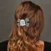 Unique Bargains Women's Halloween Double Bow Pattern Duckbill Clip 1 Pair - 2 of 4