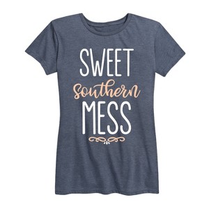 Women's - Country Casuals - Sweet Southern Mess Short Sleeve Graphic T-Shirt - 1 of 4
