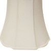 Vynxaria Octagon Softback Lampshades with Washer Fitter, 11"x18"x15" White - 3 of 4