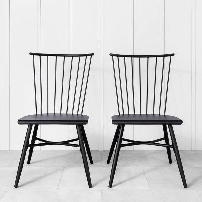 target black outdoor chairs