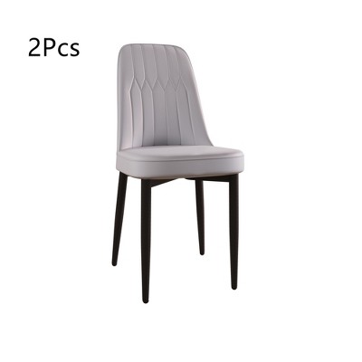 Anybear PU Leather Dining Chair for Dining Room, Set of 2