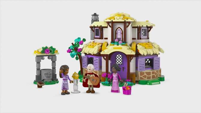 LEGO Disney Wish: Ashas Cottage Princess Building Toy Set 43231, 2 of 8, play video