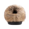 RockDove Women's Cable Knit Faux Fur Collar Slip-On - 4 of 4
