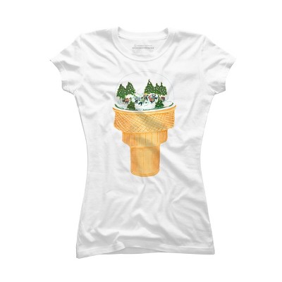 Junior's Design By Humans Sno-Cone By BullShirtCo T-Shirt