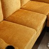 SeaCamel 3-Seat Solid Wood Chenille Sofa, Cup Holders & Storage Ottoman, Cozy Sectional for Living Room - 2 of 4