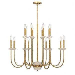 Savoy House Oakhurst 6 - Light Chandelier in  Antique Gold - 1 of 1