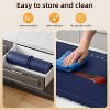 ZAFRO Warming Mat for Food, 3-Temp Electric Warmer (140/176/212°F), 250W Low Energy, Auto Shut-Off & Child Safety Lock, Portable Roll-Up Silicone,Blue - 4 of 4