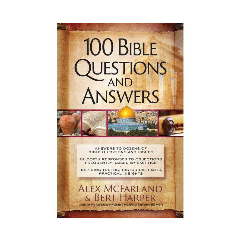 100 Bible Questions and Answers - by  Alex McFarland & Bert Harper (Paperback), 1 of 2