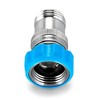Camco 40054 50 to 60 PSI RV Durable Lightweight Stainless Steel Water Pressure Regulator for RV Plumbing High Pressure Water Protection, Silver/Blue - 4 of 4