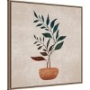 Amanti Art Vazodaki Ikili Dal by Emel Tunaboylu Framed Canvas Wall Art - 3 of 4