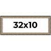 PosterPalooza | Panoramic Ornate Silver Picture Frame - UV Acrylic, Foam Board Backing, Hanging Hardware - 2 of 4