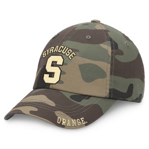 NCAA Syracuse Orange Camo Unstructured Washed Cotton Hat - 1 of 2