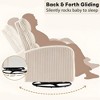 TUYOHW 360° Swivel Rocking Chair,High Back Sofa Chair with Thickened Cushion, Plush Single Seater for Living Room - 4 of 4