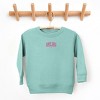 The Juniper Shop SmileyWorld Embroidered Arched Varsity Toddler Sweatshirt - 2 of 3