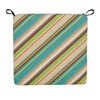 Blazing Needles, 20-inch by 19-inch Patterned Outdoor Chair Cushions (Set of 4) - 2 of 2