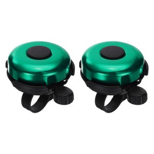 Unique Bargains Aluminum Loud Clear Sound Scooters Bicycle Bells 2 Pcs 2.3" - 1 of 4