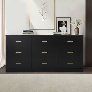 PAGED Modern Dresser Ample Storage Wide Chest of Drawers with Drawers, Storage Cabinet for Bedroom - 1 of 4