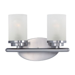 Maxim Lighting Corona 2 - Light Vanity in  Satin Nickel - 1 of 2