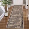 Area Rug for Living Room, Washable Geometric Strip Carpet, Non Slip Non Shedding Ultra Thin Soft Rug for Bedroom, Office, Dining Room - 3 of 4