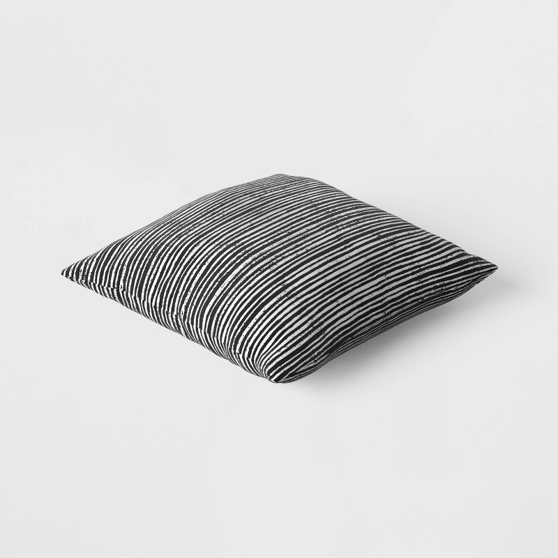 15"x15" Striped Square Outdoor Throw Pillow - Room Essentials™, 4 of 6