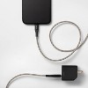 2-Port Wall Charger 15W USB-C & 5W USB-A (with 6' Lightning to USB-A Cable) - heyday™ - 2 of 4