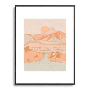 Iveta Abolina Roadtrip No 1 18"x24" Black Metal Framed Art Print - Deny Designs - 1 of 4