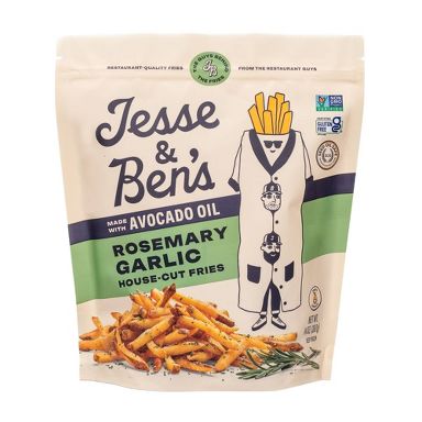 Jesse & Ben's Rosemary & Garlic House Cut Fries - 14oz