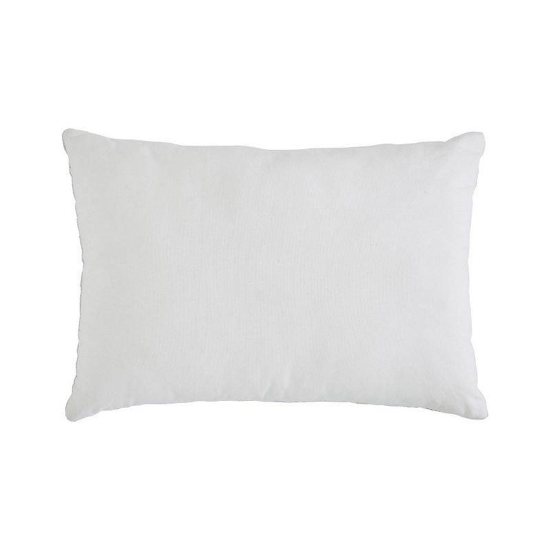 VCNY 14&#34;x20&#34; Oversize Tufted Boho Striped Cotton Lumbar Throw Pillow Gray, 3 of 6