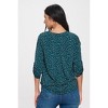 WEST K Women's Hollie Roll-tab Sleeve Blouse - 3 of 4