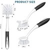 SetSail Dish Brush Set of 3 with Bottle Brush, Dish Scrub Brush - 2 of 3