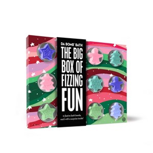 Da Bomb Bath Fizzers Bath Bomb Gift Set - Rainbow Boxed Calendar Holiday Colors - 12ct/18oz - 1 of 4