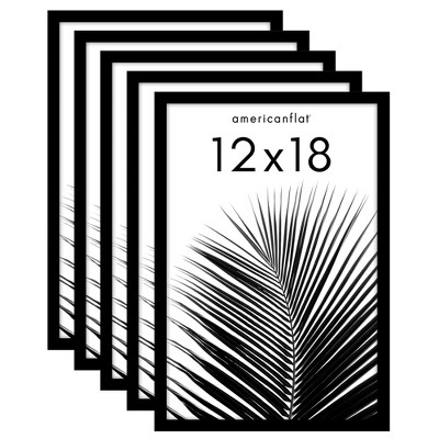 Americanflat 5 Pack of Picture Frames - Plexiglass Cover