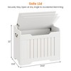 Toy Storage Chest with Safety Hinge - 350lb Capacity Wooden Trunk Bench for Playroom & Entryway - 2 of 4