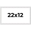 PosterPalooza | Textured White Picture Frame - UV Acrylic, Backing Board, Hanging Hardware Included - 2 of 4