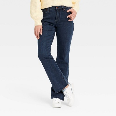 Women\'s High-rise Vintage Jeans : Blue Bootcut 00 Dark Universal Target Thread™ 