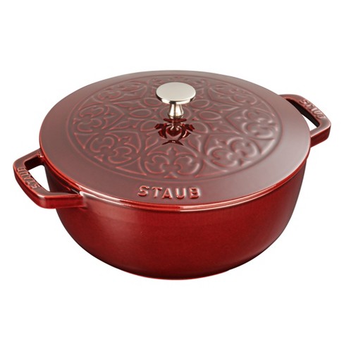 Staub Cast Iron 1.5 Quart Petite French Oven - Grenadine