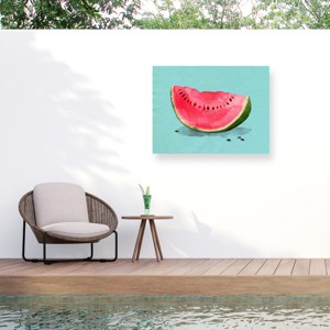 "Summer Watermelon I" Outdoor Canvas - 1 of 4