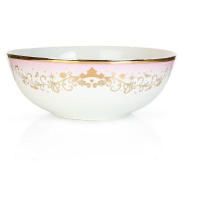 Robe Factory LLC Disney Princess Ceramic Serving Bowl | Elegant Dinner Bowl Measures 10.5 Inches