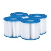 Summer Waves P57000104 Replacement Type D Pool and Spa Filter Cartridge (8 Pack) - 2 of 4