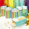Blue Panda 24 Pack Rainbow Goodie Bags with Stickers for Birthday, Rainbow Party Favors, Treats, Baby Shower Decorations, Turquoise, 6.5 x 4 x 3 In - 2 of 4