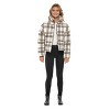 Women's Faux Wool Puffer Jacket - S.E.B. By SEBBY - 2 of 4
