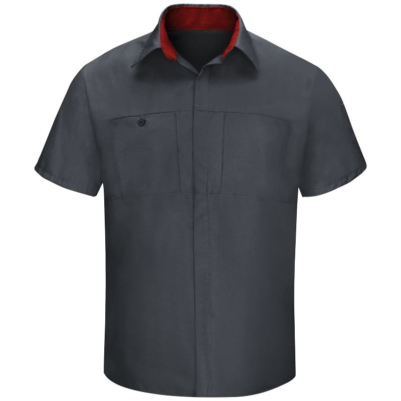 Red Kap Men's Short Sleeve Performance Plus Shop Shirt With Oilblok Technology, 1 of 5