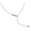 Adjustable Cable Chain In Sterling Silver - 16" - 22" - image 2 of 2