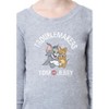 Tom And Jerry Boys' Girls' Unisex Child Troublemakers Sleep Pajama Set Grey - 3 of 3